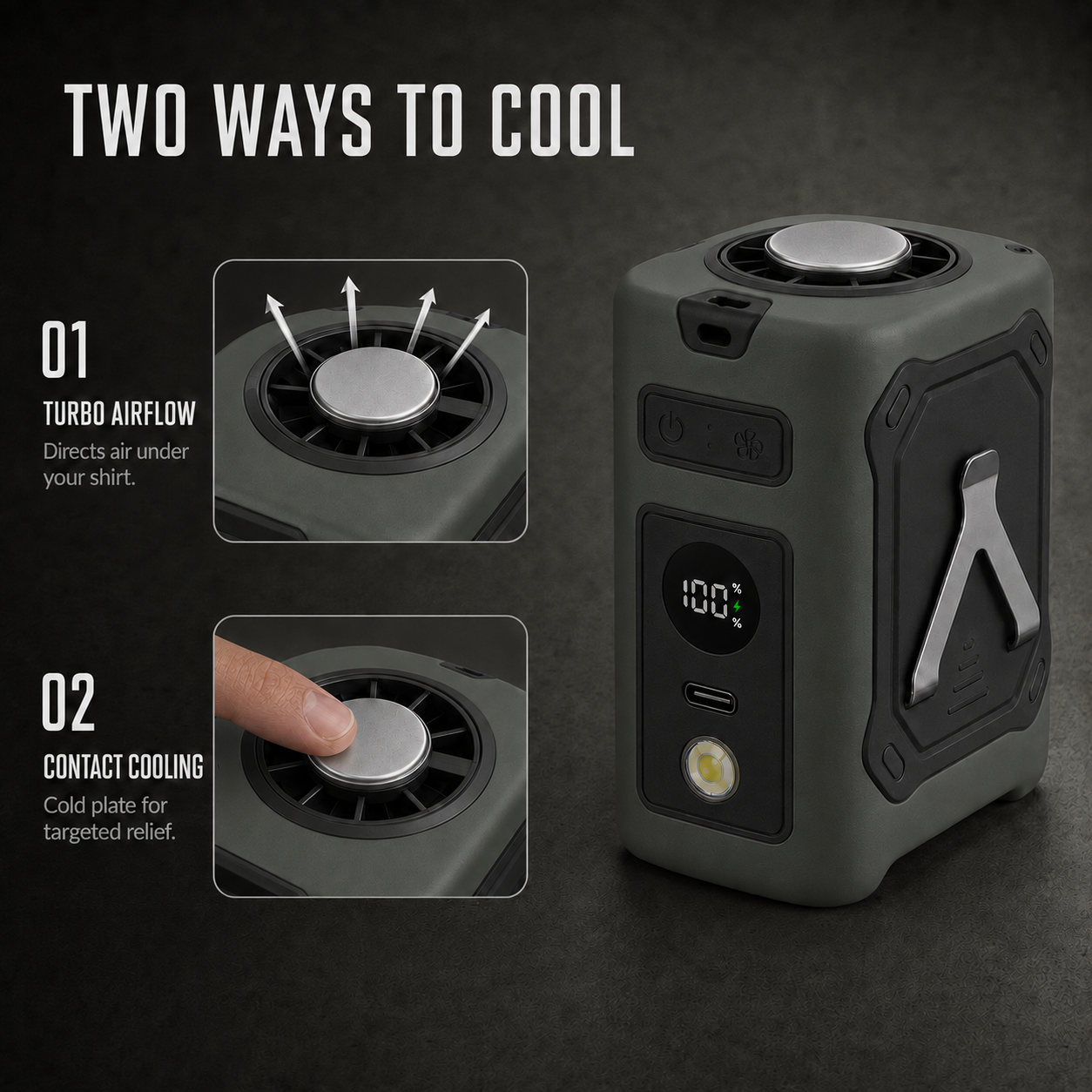 CoolClip Outdoor Waist Fan